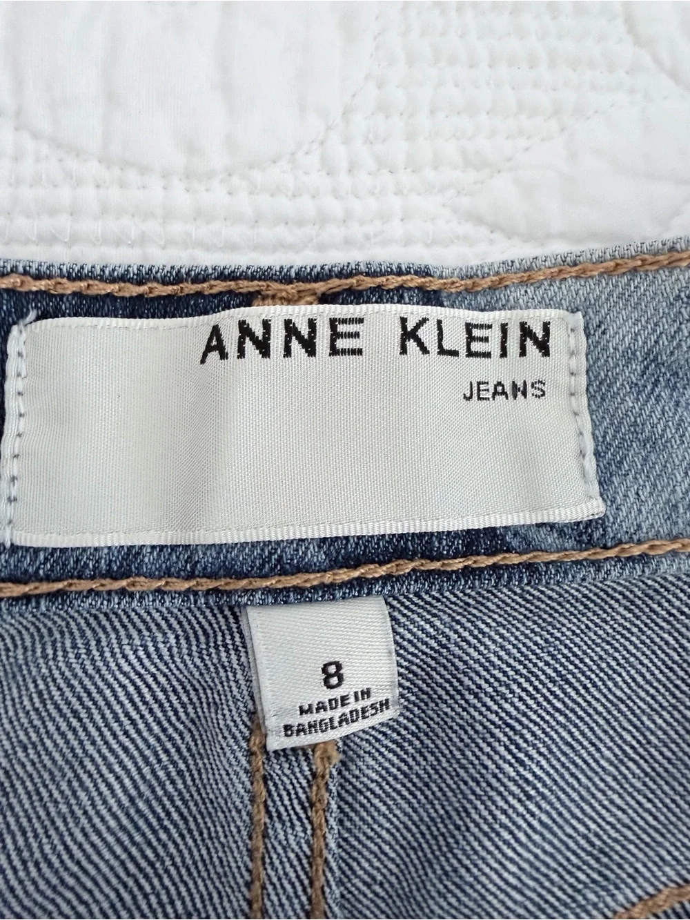 Anne Klein denim mini